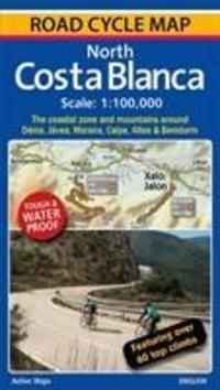 Cover: 9780955919114 | North Costa Blanca | Road Cycle Map | Richard Ross | (Land-)Karte
