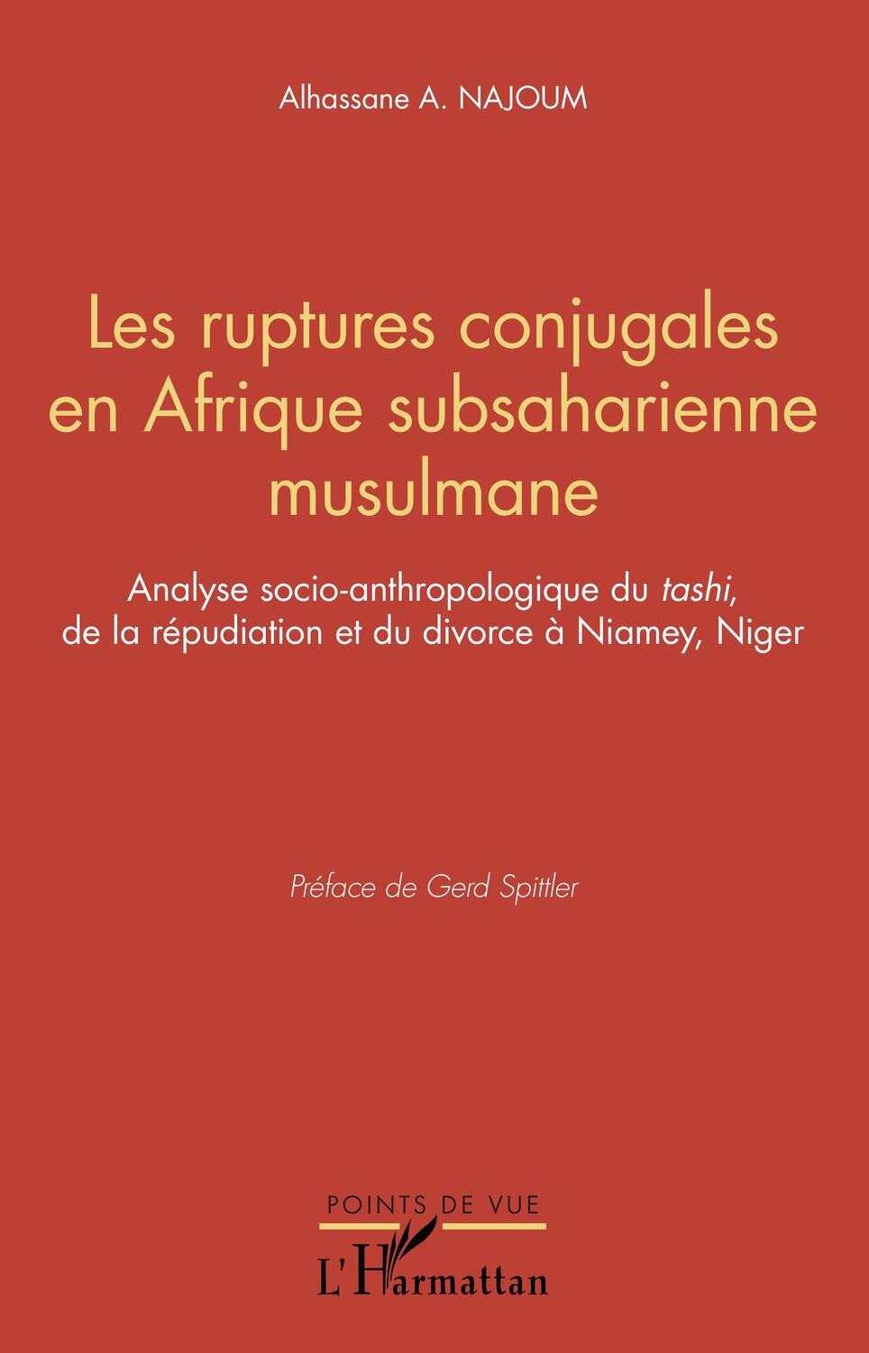 Cover: 9782343204505 | Les ruptures conjugales en Afrique subsaharienne musulmane | Najoum