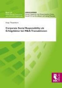 Cover: 9783844102338 | Corporate Social Responsibility als Erfolgsfaktor bei...