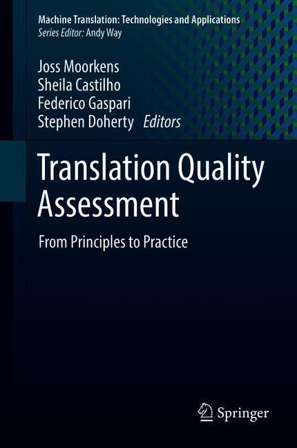Cover: 9783319912400 | Translation Quality Assessment | From Principles to Practice | Buch