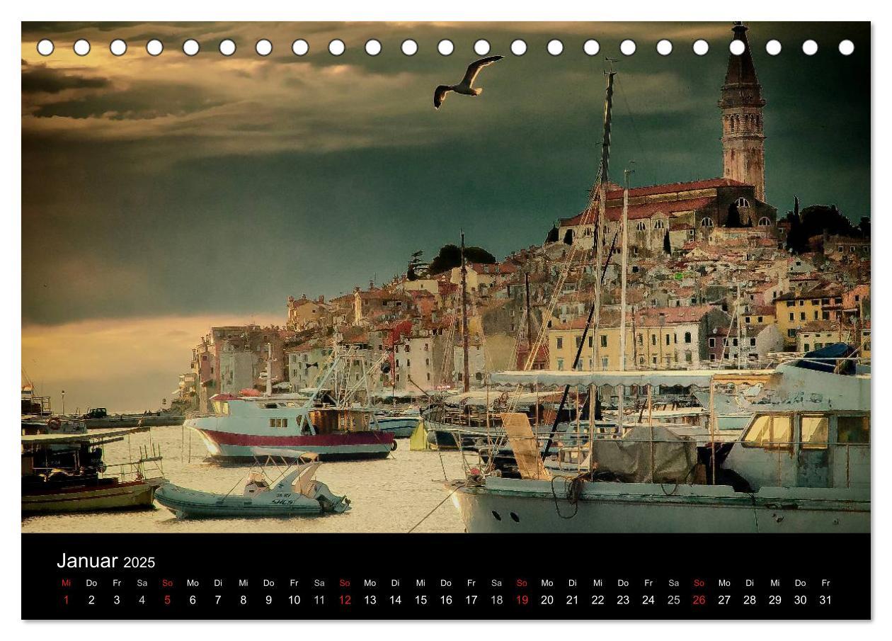 Bild: 9783435751051 | Rovinj Impressionen (Tischkalender 2025 DIN A5 quer), CALVENDO...