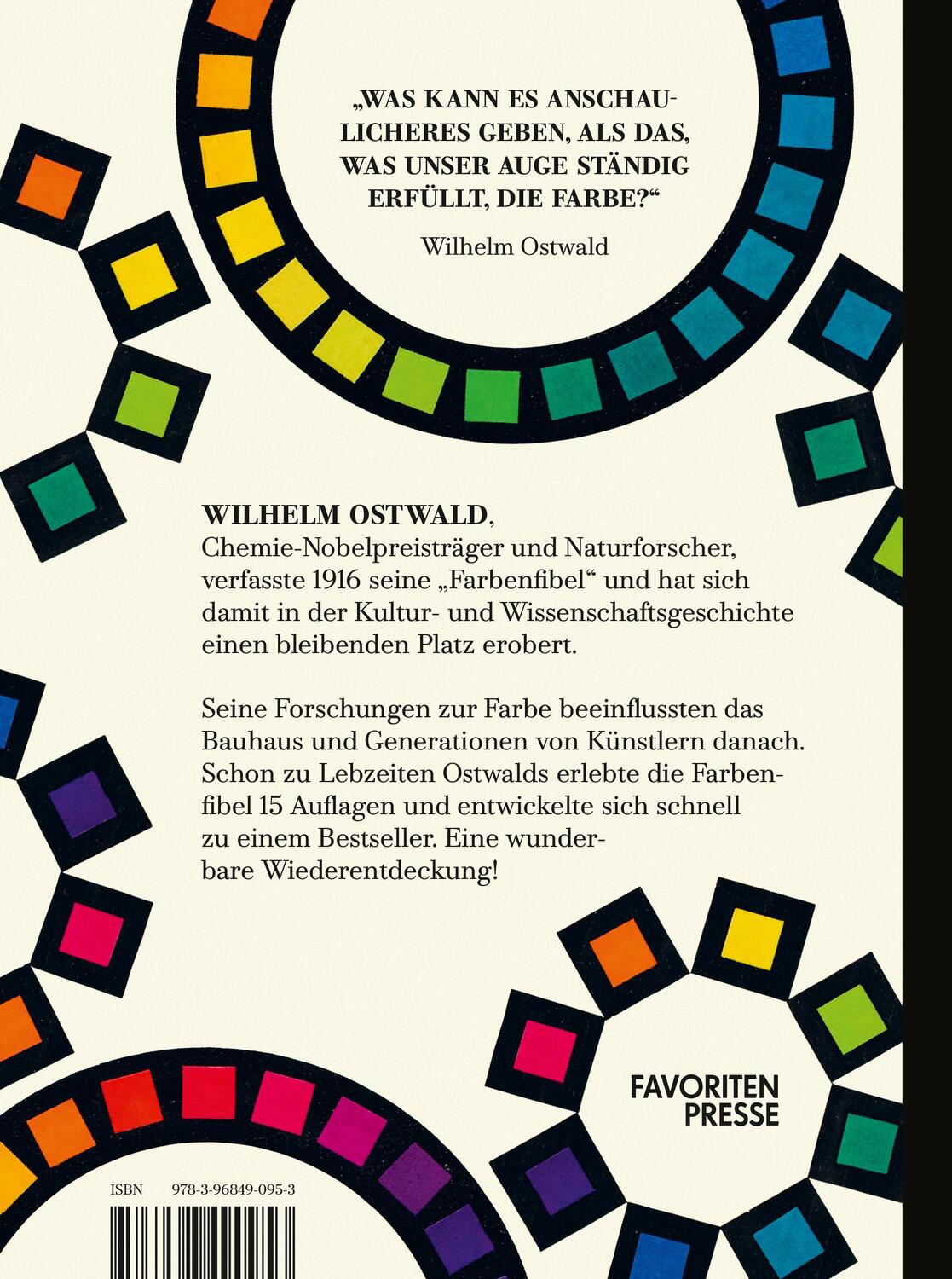 Rückseite: 9783968490953 | Die Farbenfibel | Von Wilhelm Ostwald | Wilhelm Ostwald | Buch | 72 S.
