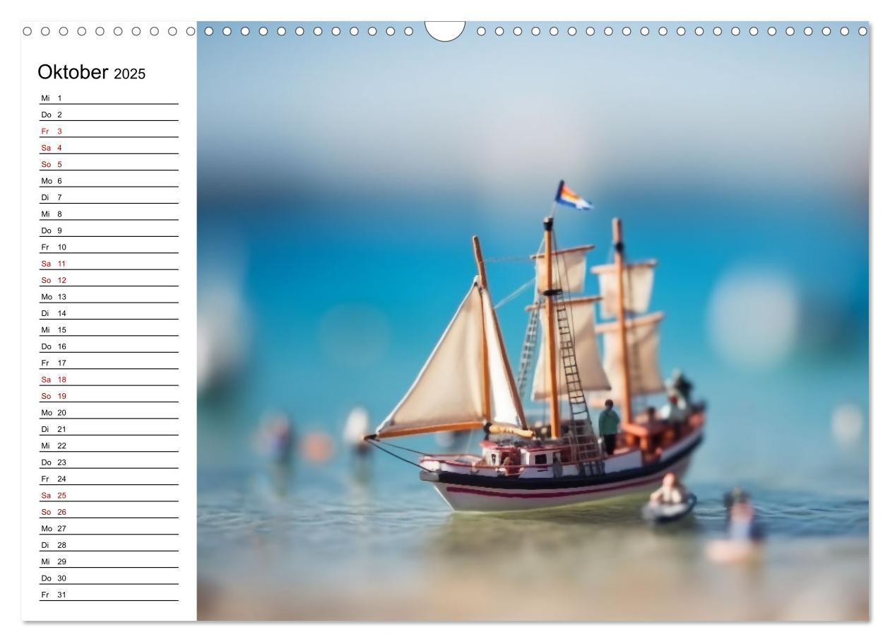 Bild: 9783383904134 | Miniatur Weltreise (Wandkalender 2025 DIN A3 quer), CALVENDO...