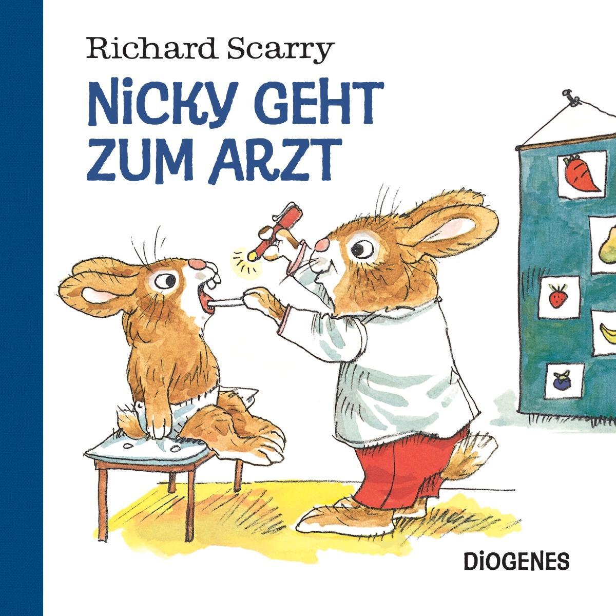 Cover: 9783257012477 | Nicky geht zum Arzt | Richard Scarry | Buch | Diogenes Kinderbücher
