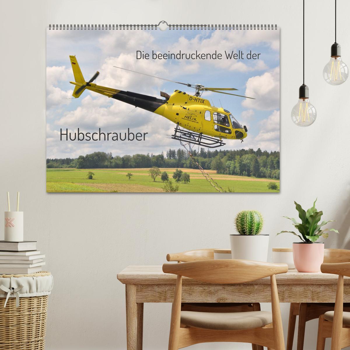 Bild: 9783457235621 | Die beeindruckende Welt der Hubschrauber (Wandkalender 2025 DIN A2...