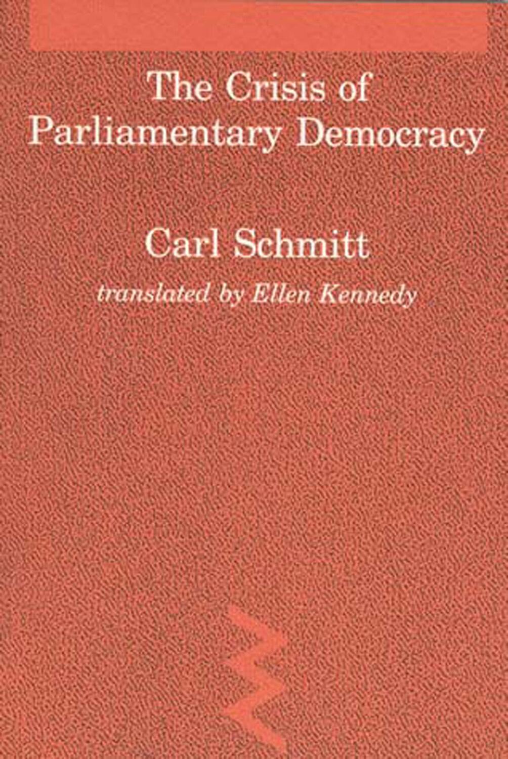 Cover: 9780262691260 | The Crisis of Parliamentary Democracy | Carl Schmitt | Taschenbuch