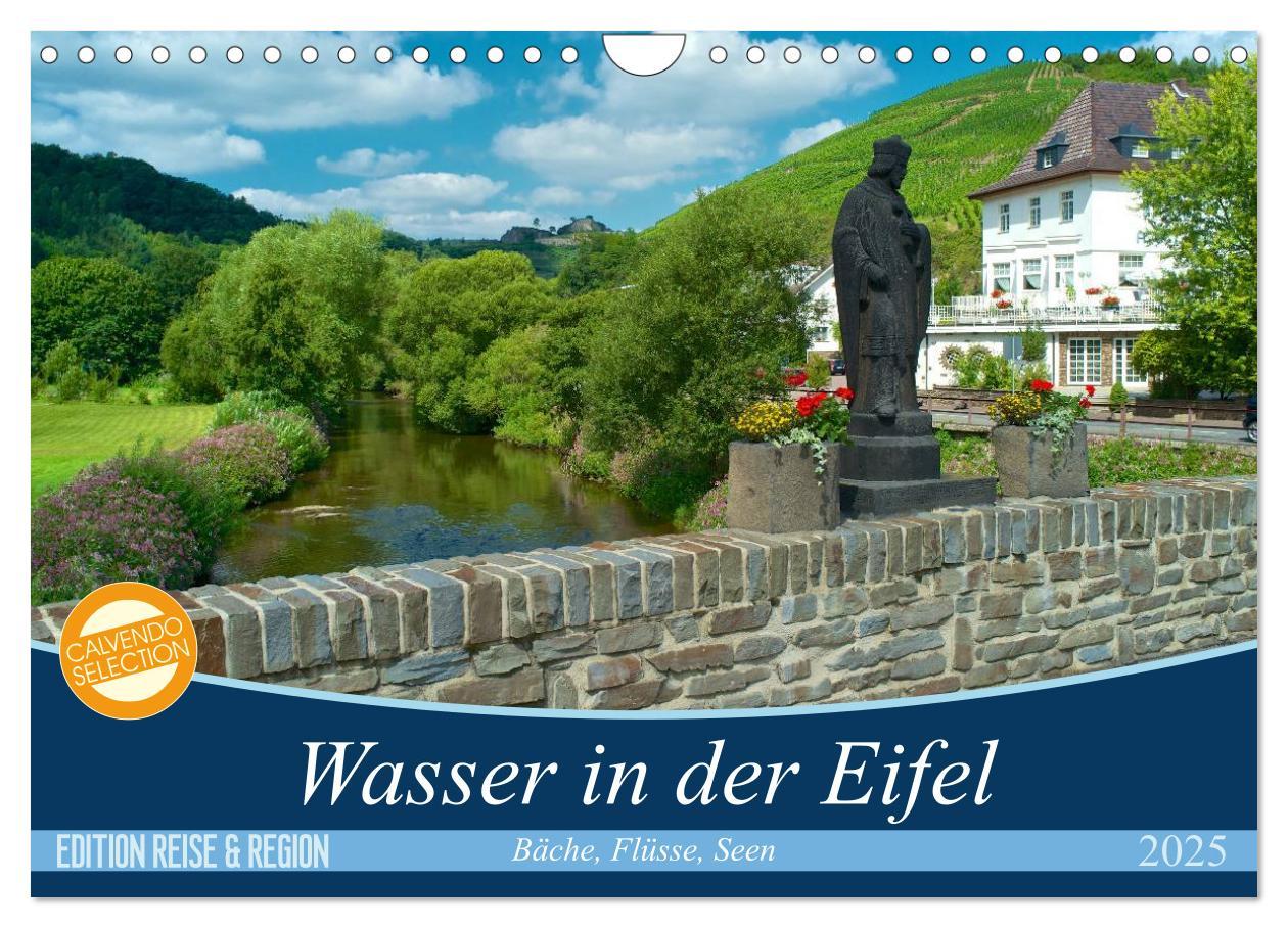 Cover: 9783435785186 | Bäche, Flüsse, Seen - Wasser in der Eifel (Wandkalender 2025 DIN A4...