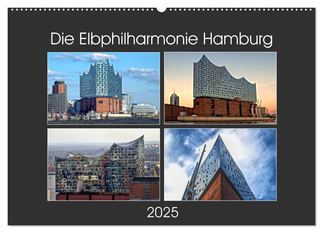 Cover: 9783435329403 | Die Elbphilharmonie Hamburg (Wandkalender 2025 DIN A2 quer),...