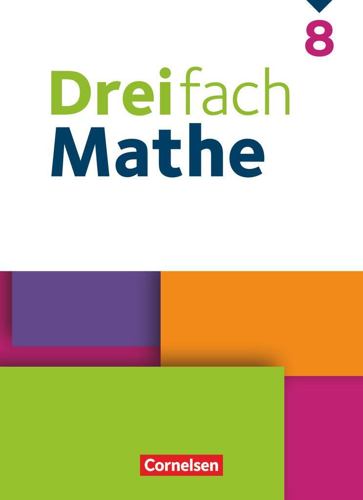 Cover: 9783060436118 | Dreifach Mathe 8. Schuljahr - Schulbuch - Mit digitalen Hilfen,...