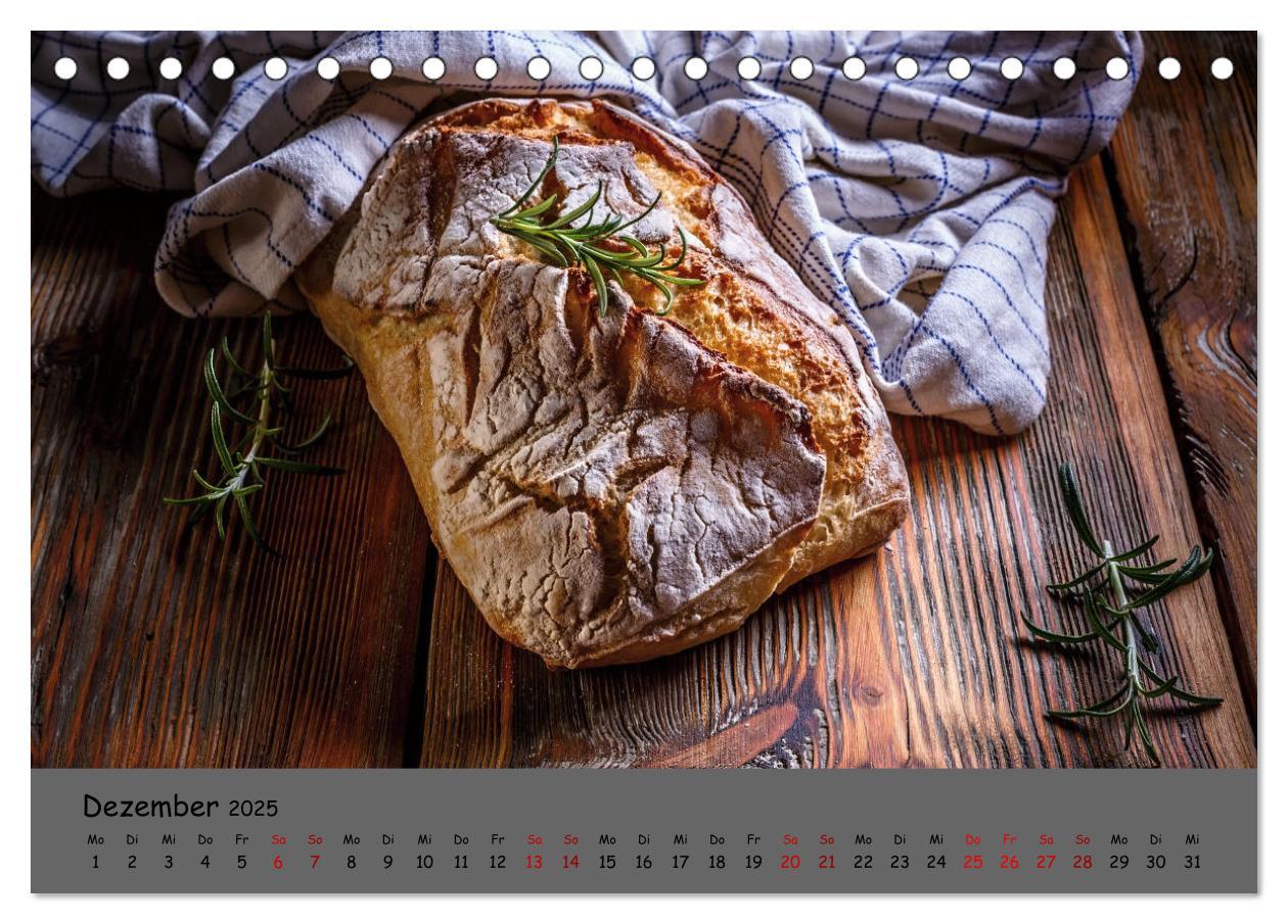 Bild: 9783383989490 | Mein Brotkalender (Tischkalender 2025 DIN A5 quer), CALVENDO...