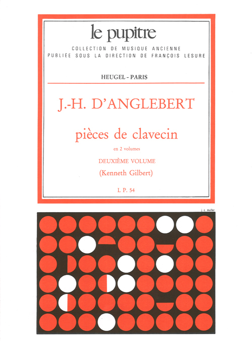 Cover: 9790047336927 | Pieces de Clavecin Vol.2 (K.Gilbert) (Le Pupitre) | D'Anglebert | Buch