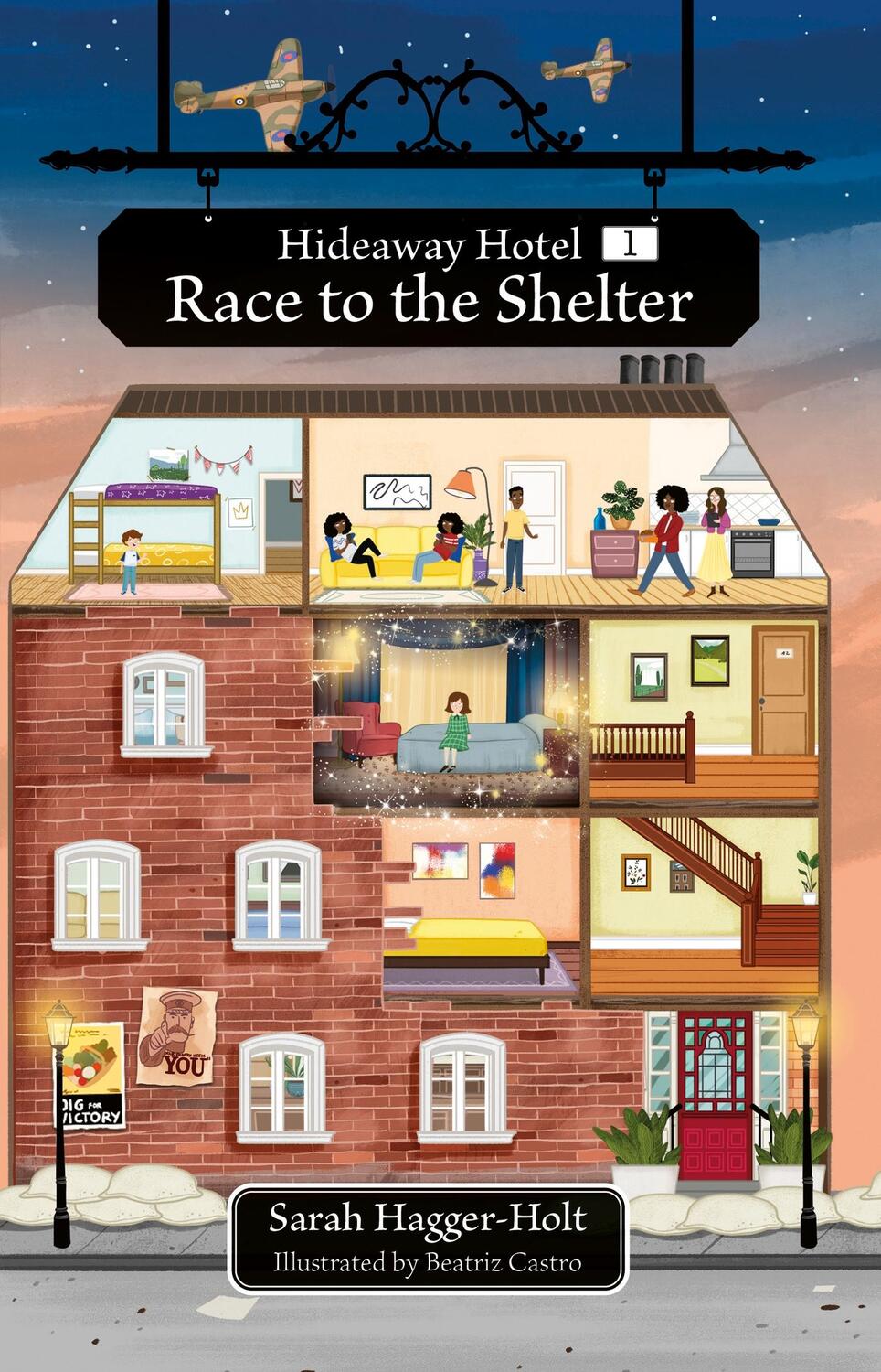 Cover: 9781398376939 | Reading Planet KS2: Hideaway Hotel: Race to the Shelter - Stars/Lime