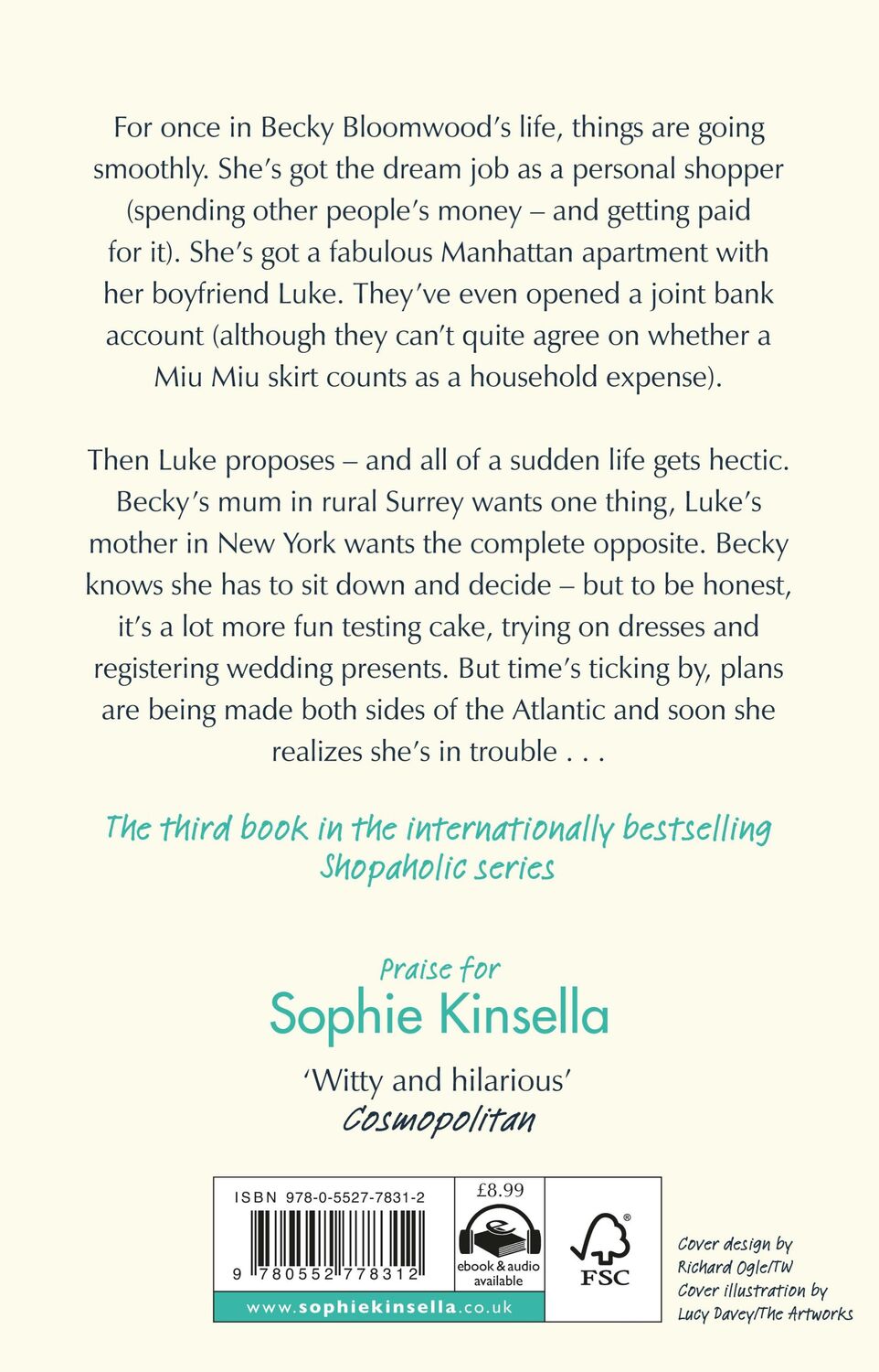 Rückseite: 9780552778312 | Shopaholic Ties The Knot | (Shopaholic Book 3) | Sophie Kinsella