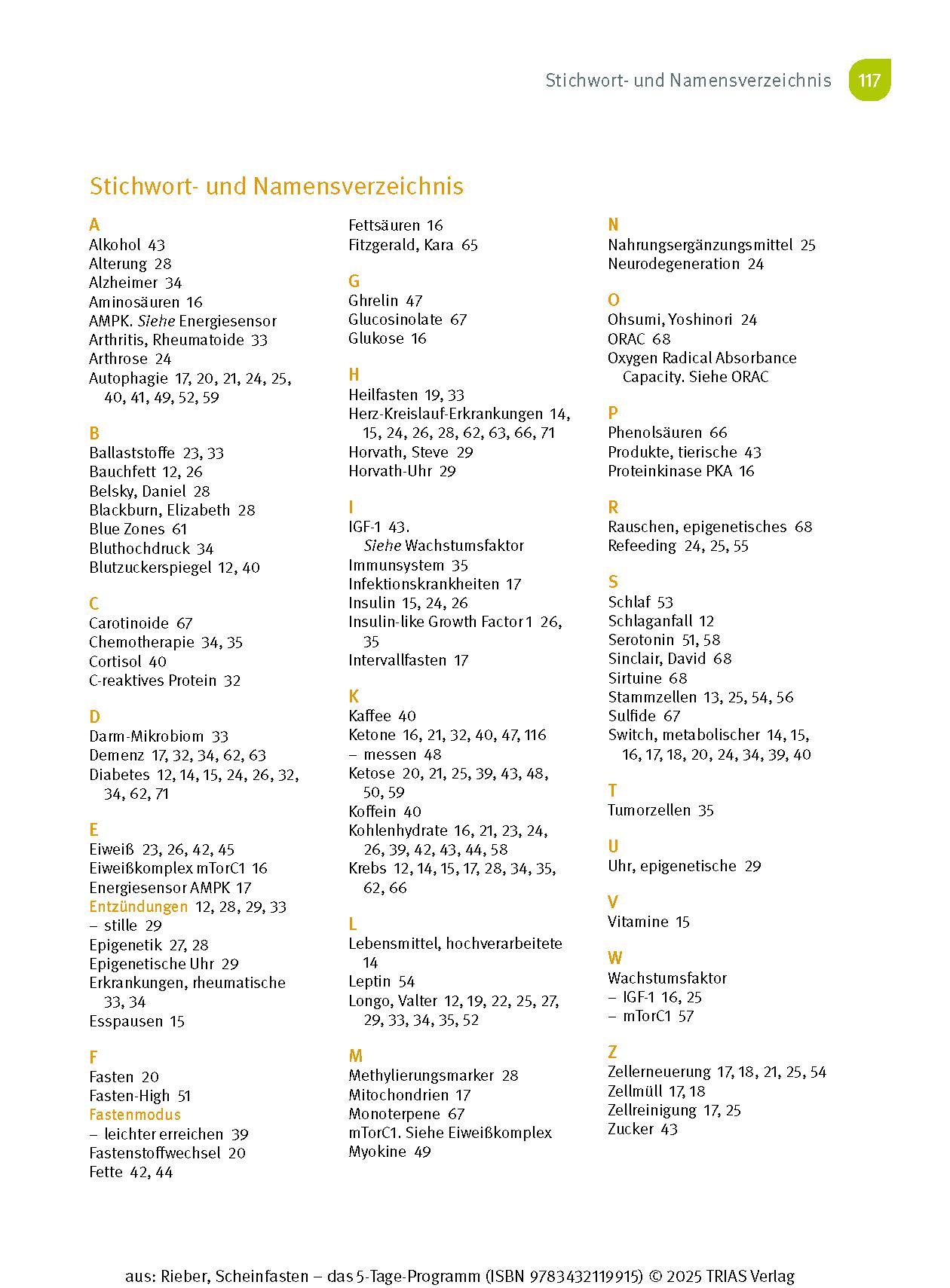 Bild: 9783432119915 | Scheinfasten - das 5-Tage-Programm | Dunja Rieber | Taschenbuch | 2025