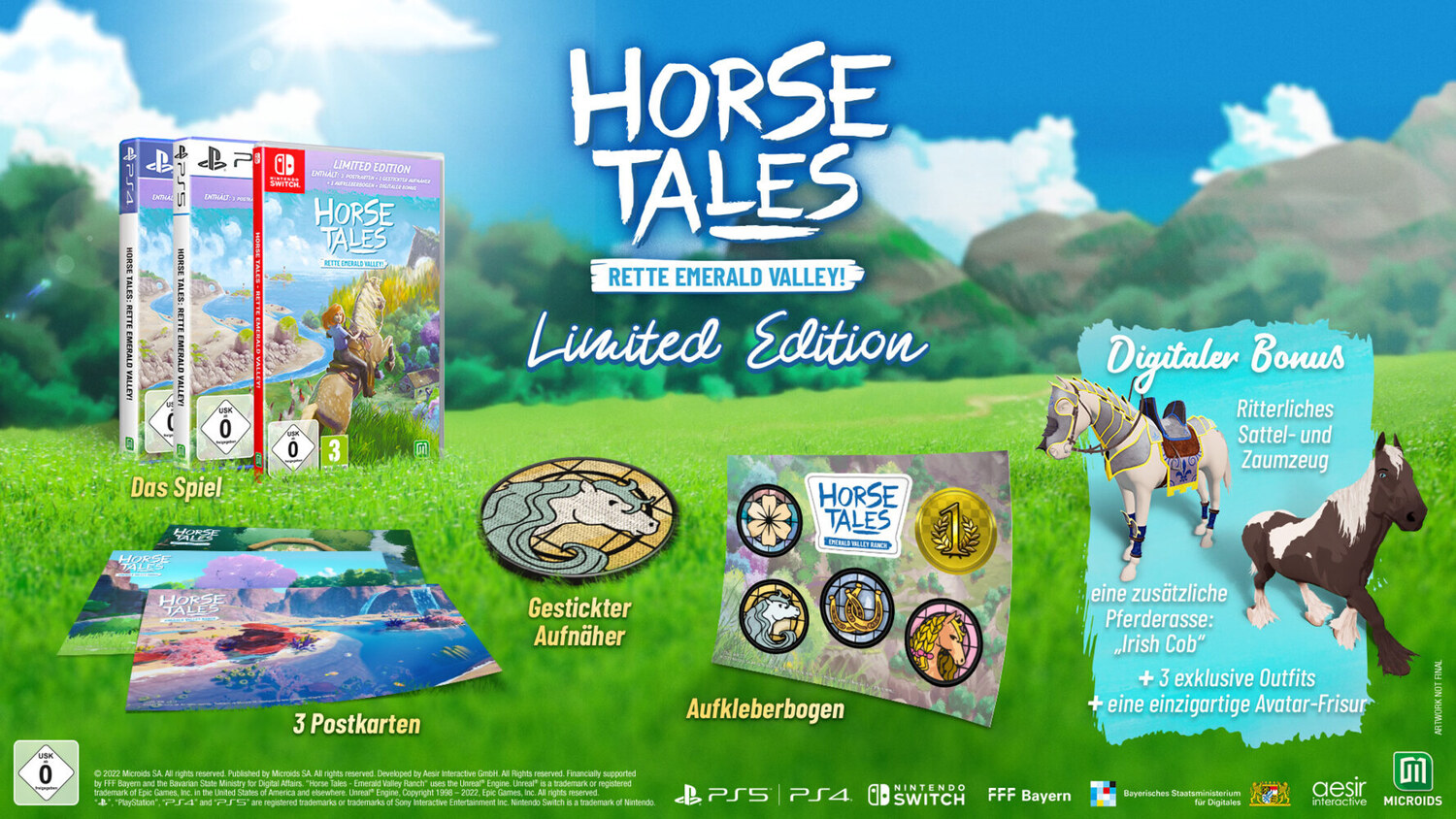 Bild: 3701529500732 | Horse Tales, Rette Emerald Valley!, 1 PS4-Blu-ray Disc (Ltd. Ed.)