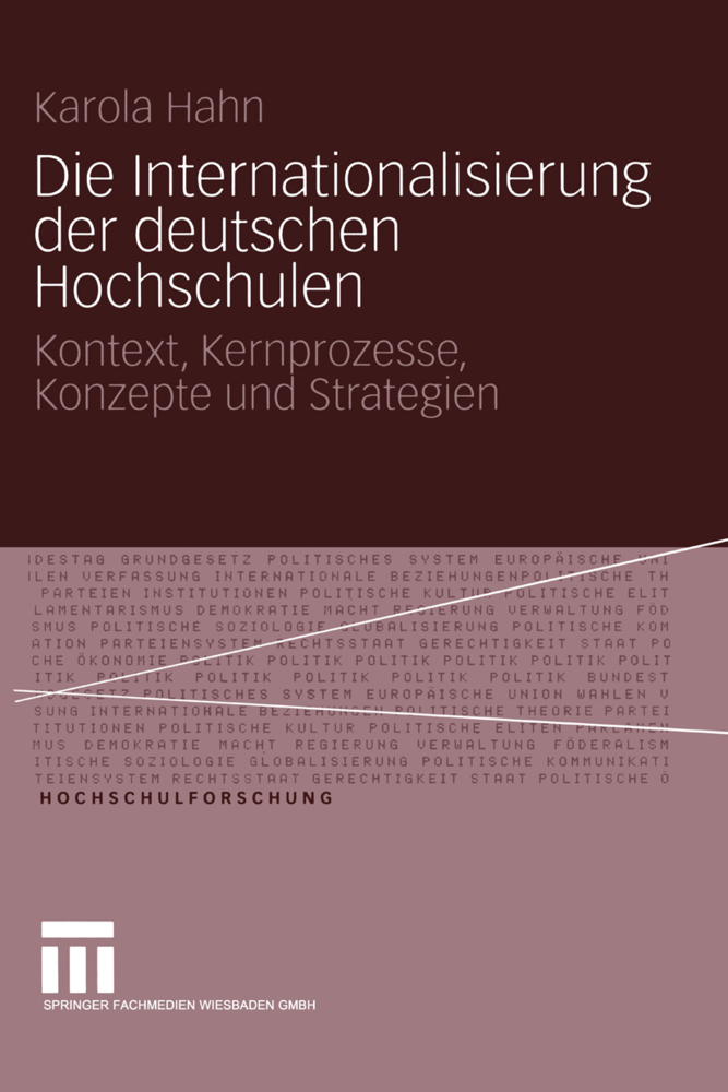 Cover: 9783810037626 | Die Internationalisierung der deutschen Hochschulen | Karola Hahn | xi