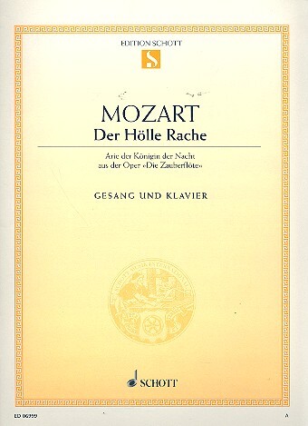 Cover: 9790001089401 | Holle Rache(Zauberflote) | Wolfgang Amadeus Mozart | Buch