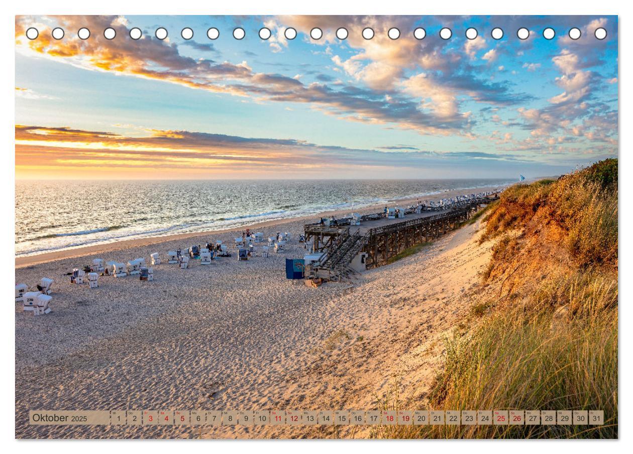 Bild: 9783383942327 | Verzaubert von Sylt (Tischkalender 2025 DIN A5 quer), CALVENDO...