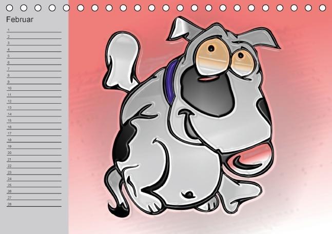 Bild: 9783660444582 | Hunde-Geburtstagskalender / Witziger Cartoon-Kalender...