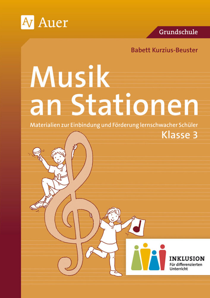 Cover: 9783403073819 | Musik an Stationen 3 Inklusion, m. 1 CD-ROM | Babett Kurzius-Beuster