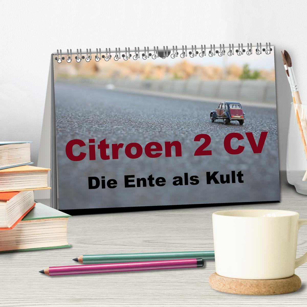 Bild: 9783383947582 | Citroen 2 CV Kult um die Ente (Tischkalender 2025 DIN A5 quer),...