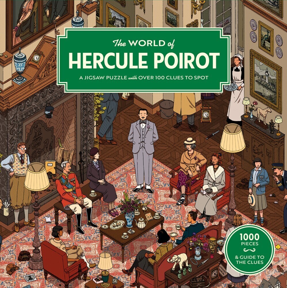 Cover: 9781399608671 | The World of Hercule Poirot | A 1000-piece Jigsaw Puzzle | Limited