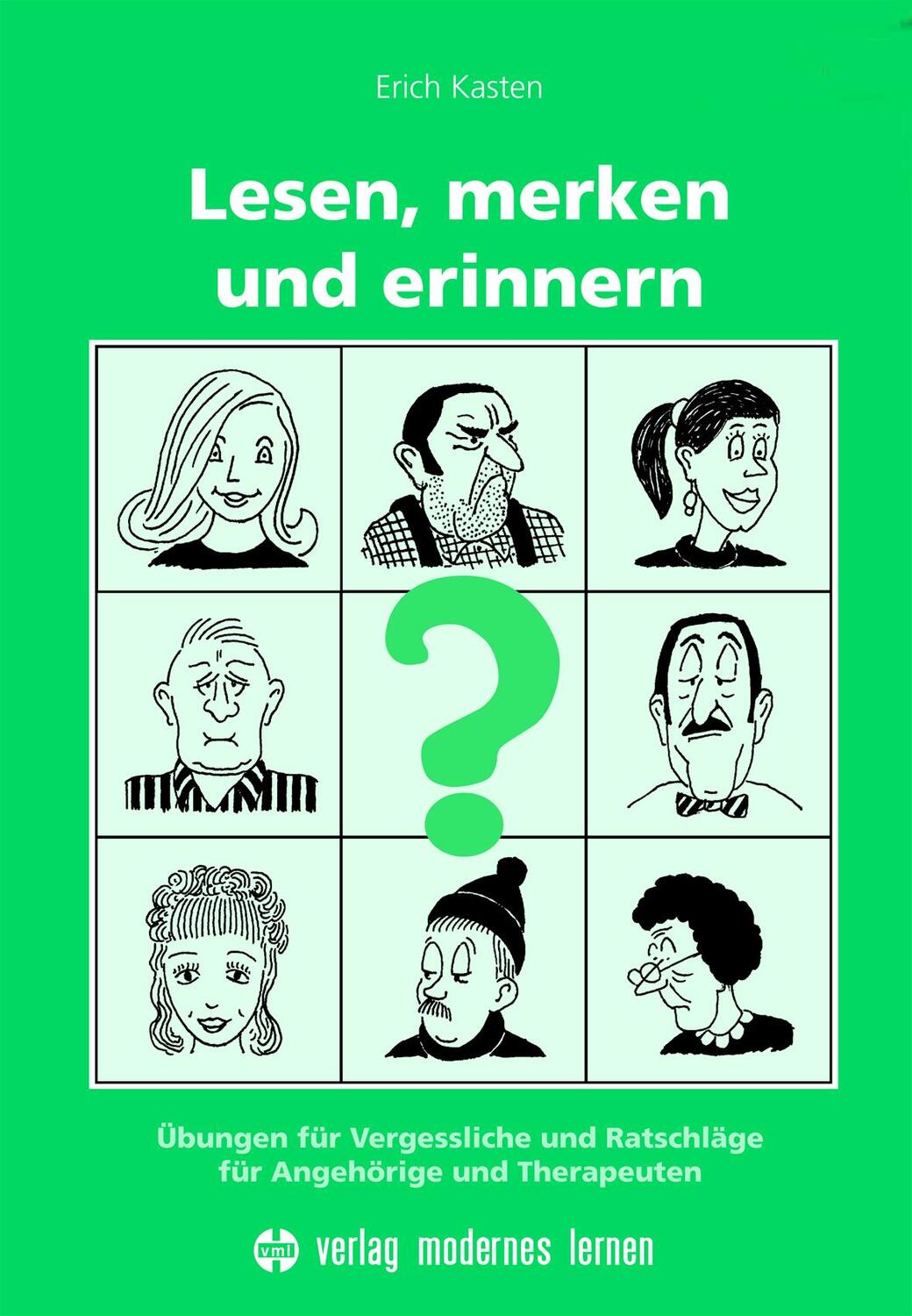 Cover: 9783808007884 | Lesen, merken und erinnern | Kasten Erich | Taschenbuch | Deutsch