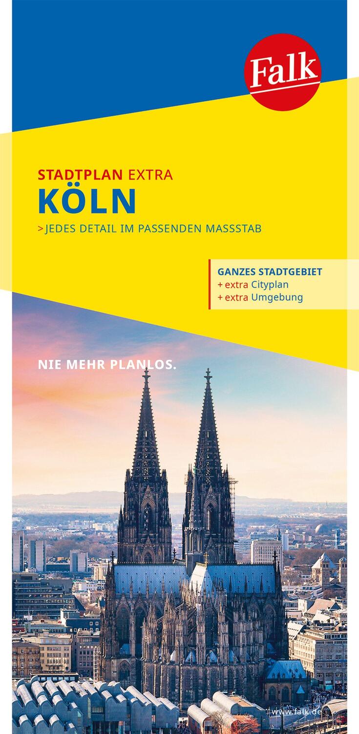 Cover: 9783827926920 | Falk Stadtplan Extra Köln 1:20.000 | (Land-)Karte | Deutsch | 2021