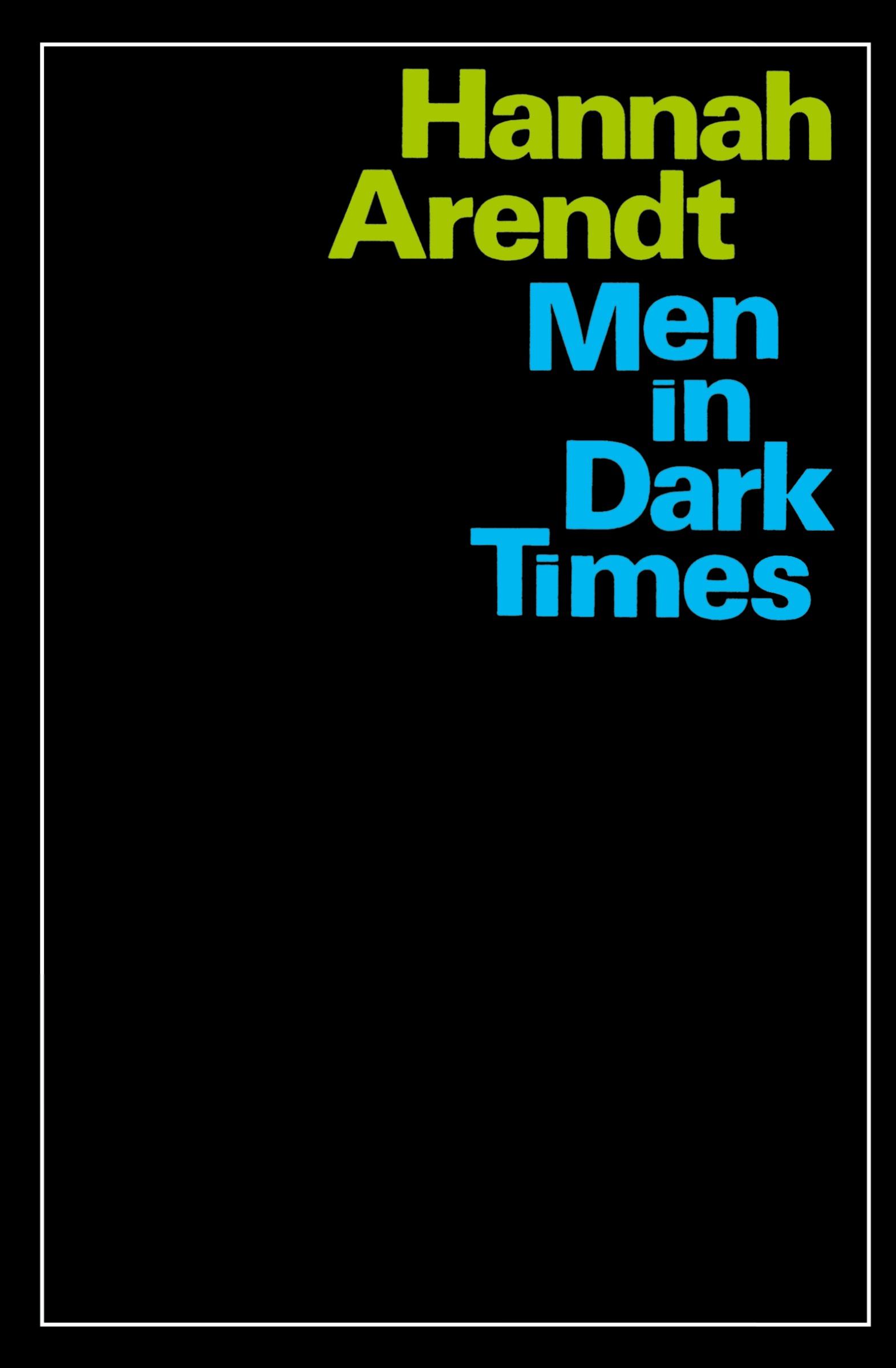 Cover: 9780156588904 | Men in Dark Times | Hannah Arendt | Taschenbuch | Englisch