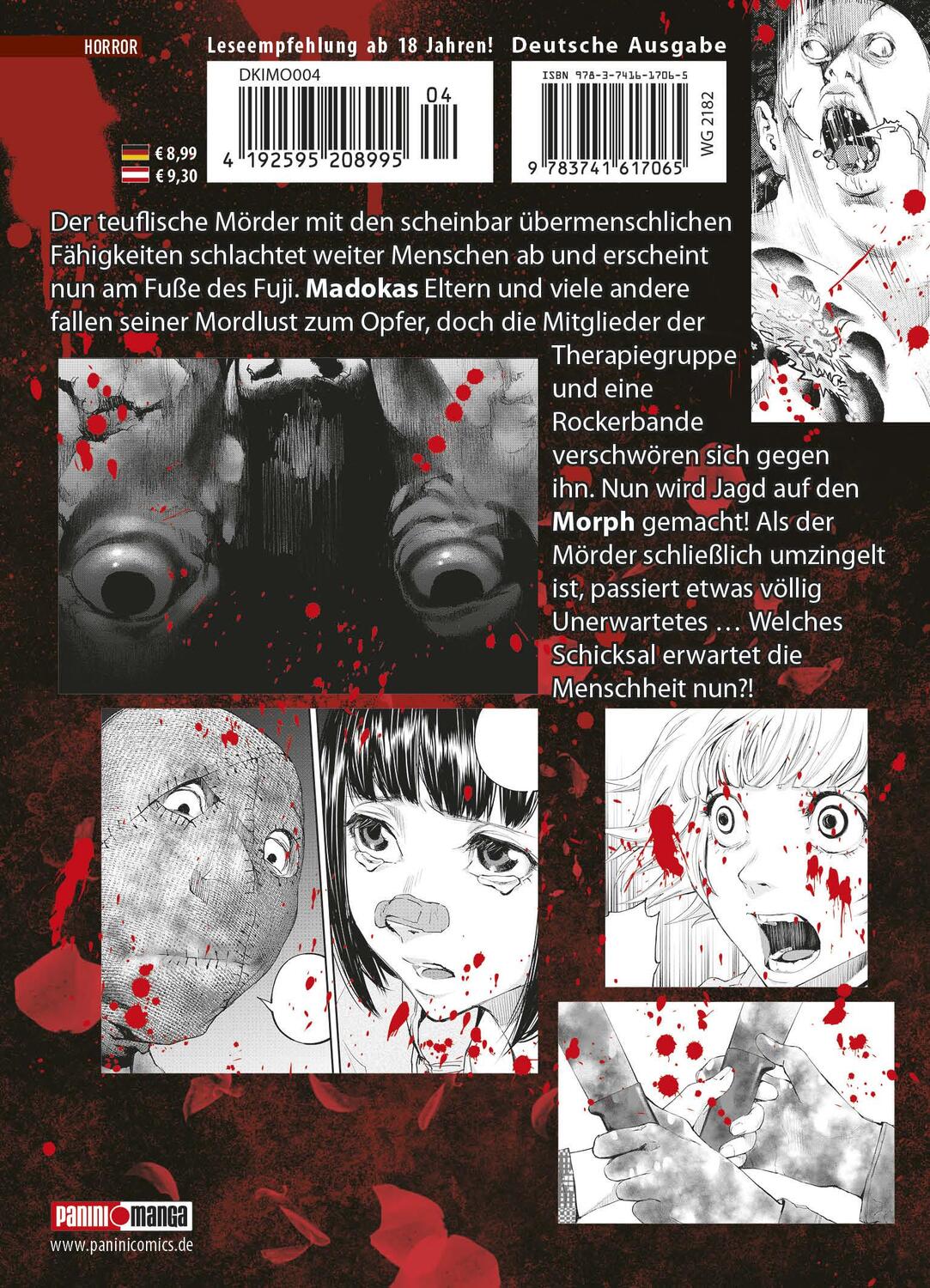 Rückseite: 9783741617065 | Killing Morph | Bd. 4 | Masaya Hokazono (u. a.) | Taschenbuch | 212 S.