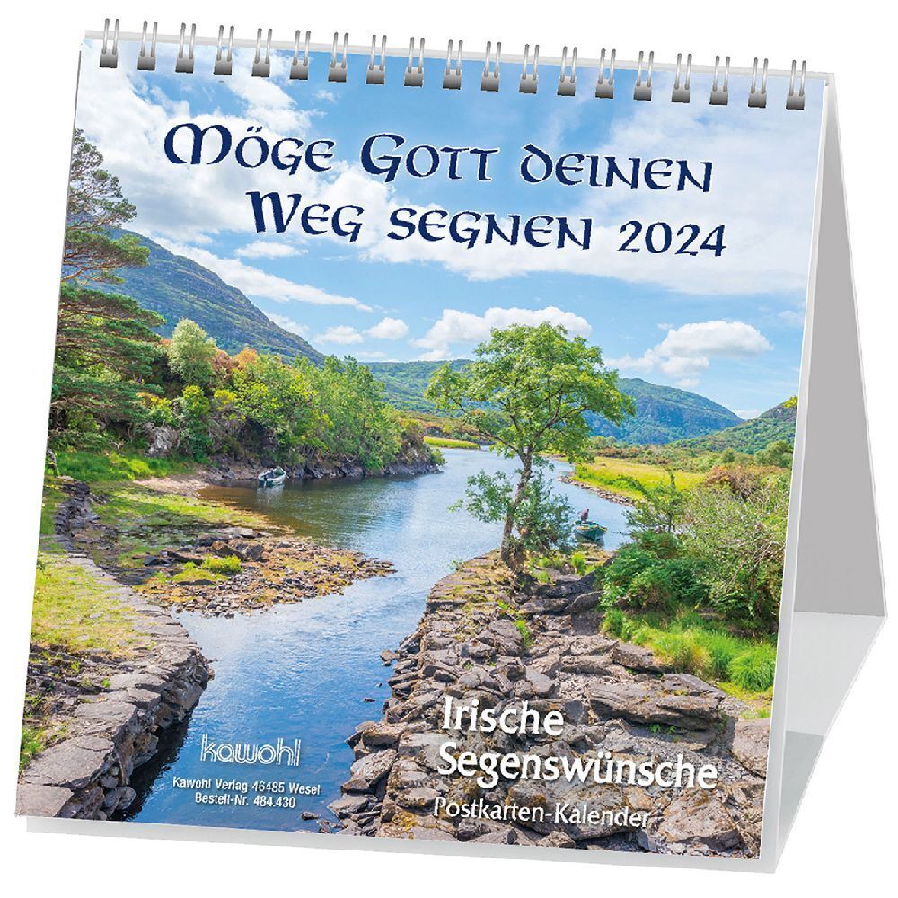 Cover: 9783754843048 | Möge Gott deinen Weg segnen 2024 | Irische Segenswünsche | Kalender