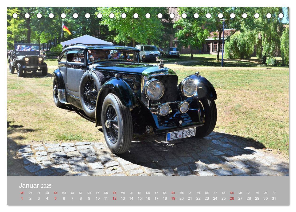 Bild: 9783435128341 | OLDTIMER-Event (Tischkalender 2025 DIN A5 quer), CALVENDO...