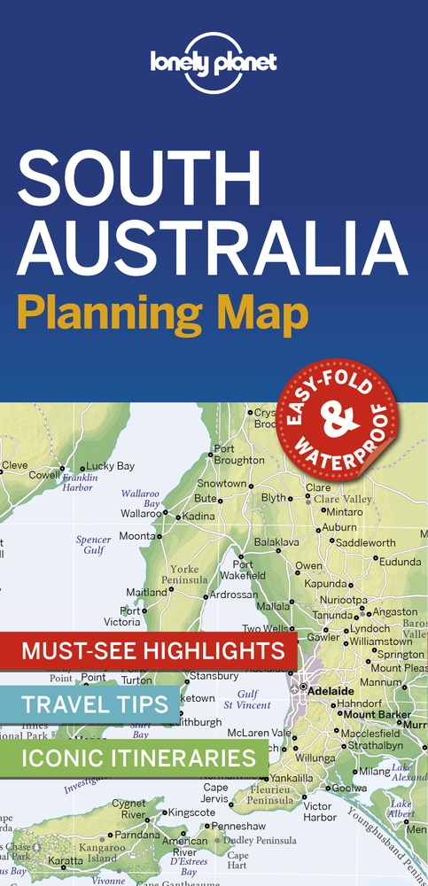 Cover: 9781788686075 | Lonely Planet South Australia Planning Map | Lonely Planet | Englisch