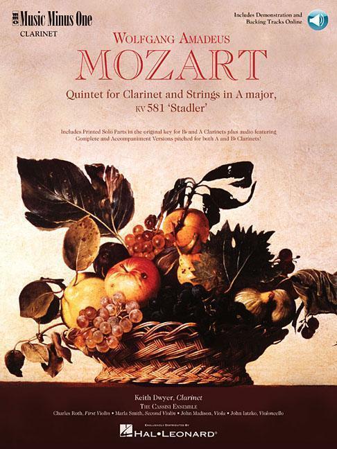 Cover: 9781596152342 | Mozart Quintet in A, Kv581: Music Minus One Clarinet [With 2 CDs]