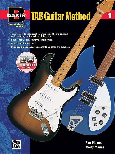 Cover: 38081148014 | Basix Tab Guitar Method, Bk 1 | Book &amp; Online Audio | Manus (u. a.)