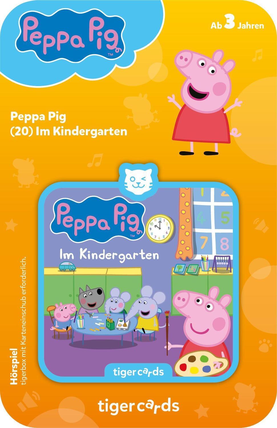 Bild: 4260535485659 | tigercard - Peppa Pig - 20 - Im Kindergarten | Stück | Deutsch | 2021