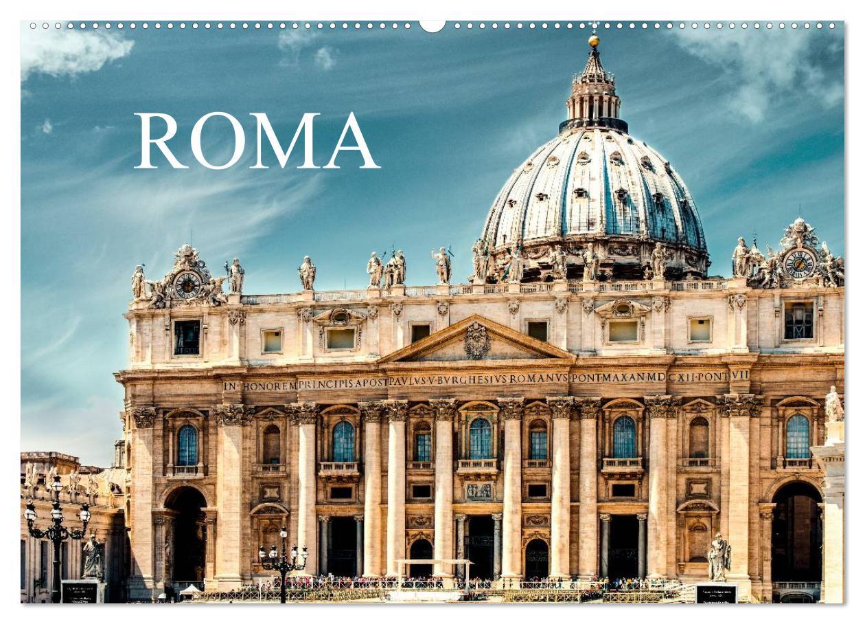 Cover: 9783435462407 | Roma (Wandkalender 2025 DIN A2 quer), CALVENDO Monatskalender | 2025