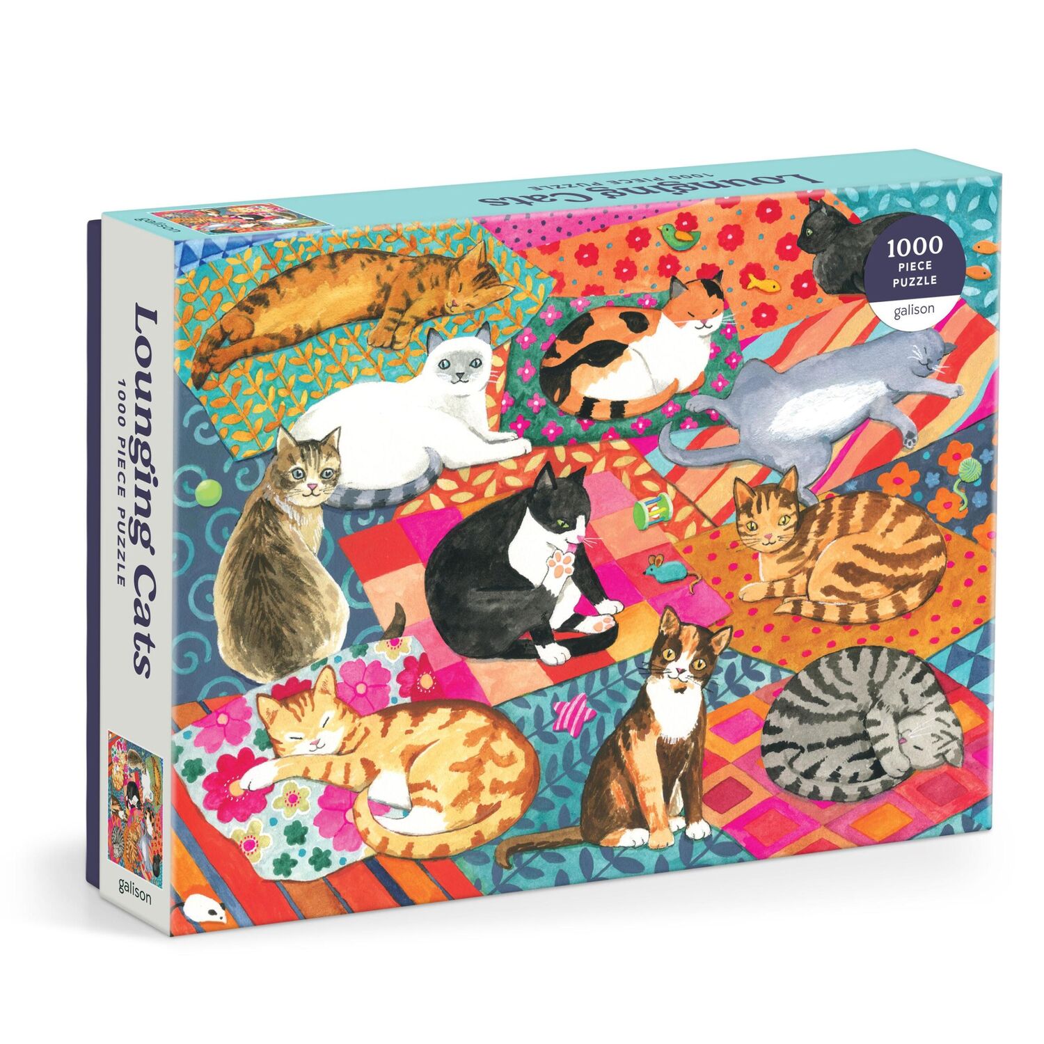 Cover: 9780735382510 | Lounging Cats. 1000 Piece Puzzle | Spiel | Englisch | 2024