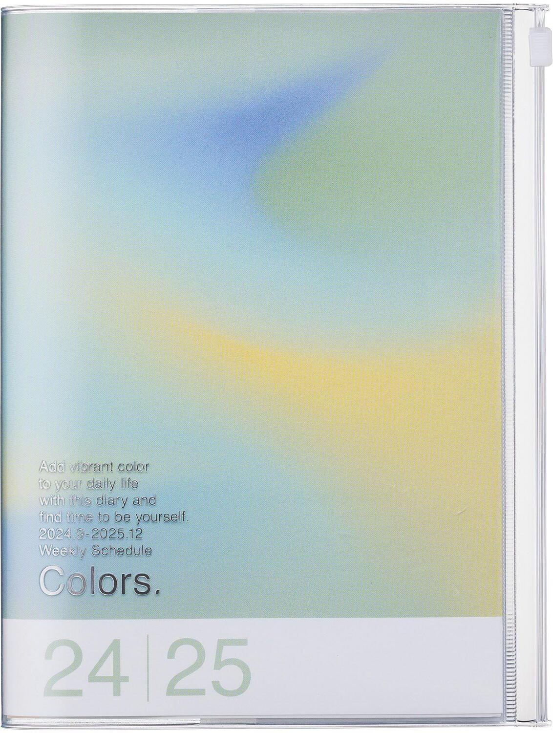 Cover: 4550045128048 | MARK'S 2024/2025 Taschenkalender A5 vertikal, Gradient // Green | Inc.
