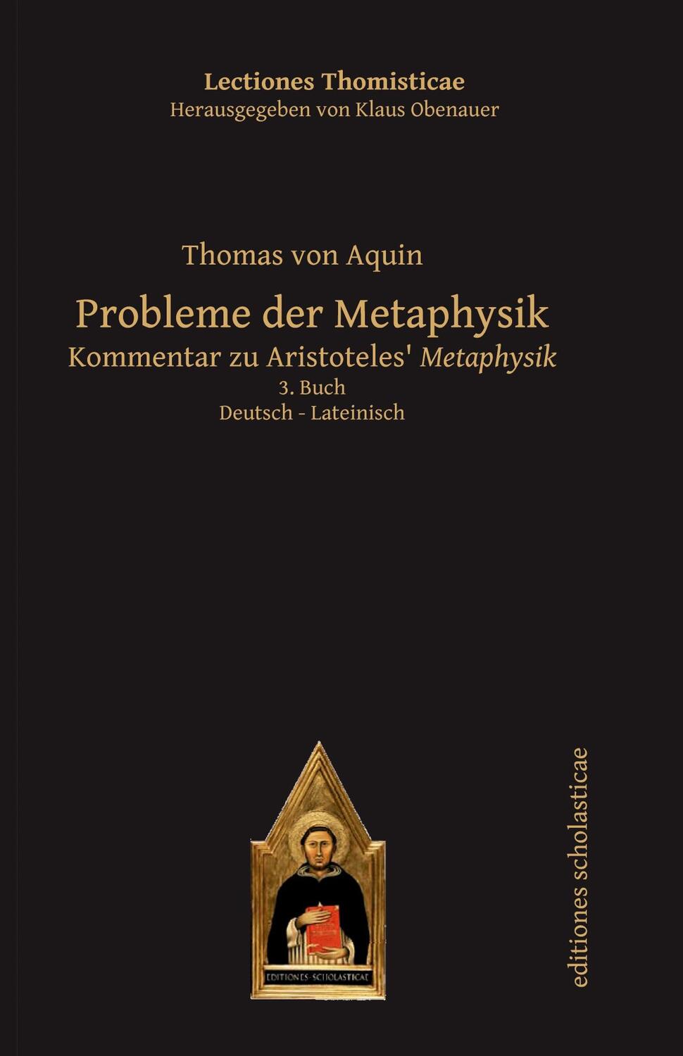 Cover: 9783868385748 | Probleme der Metaphysik | Thomas von Aquin | Taschenbuch | Paperback