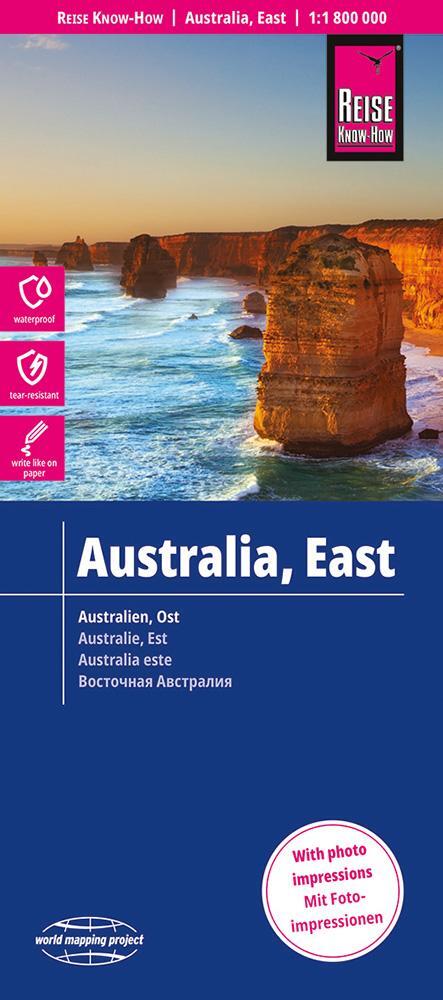 Cover: 9783831774517 | Reise Know-How Landkarte Australien, Ost / Australia, East...