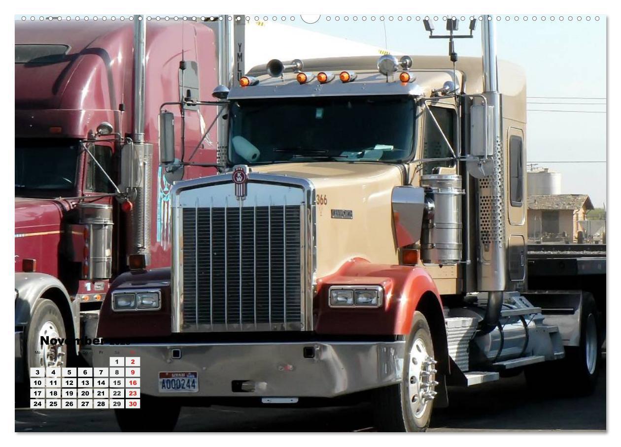 Bild: 9783435498314 | US-Trucks. Faszination Langhauber (Wandkalender 2025 DIN A2 quer),...