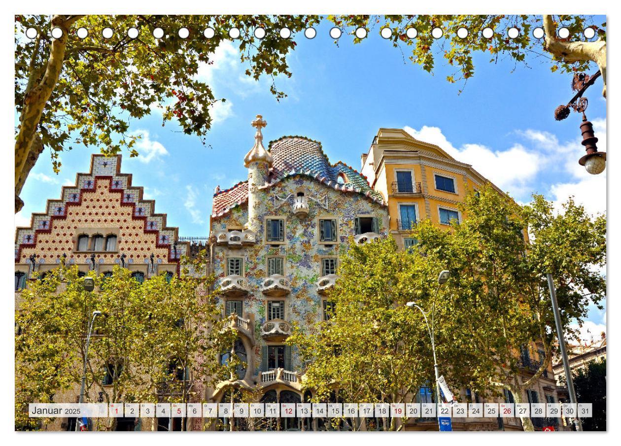 Bild: 9783383848186 | BARCELONA - Metropole am Mittelmeer (Tischkalender 2025 DIN A5...