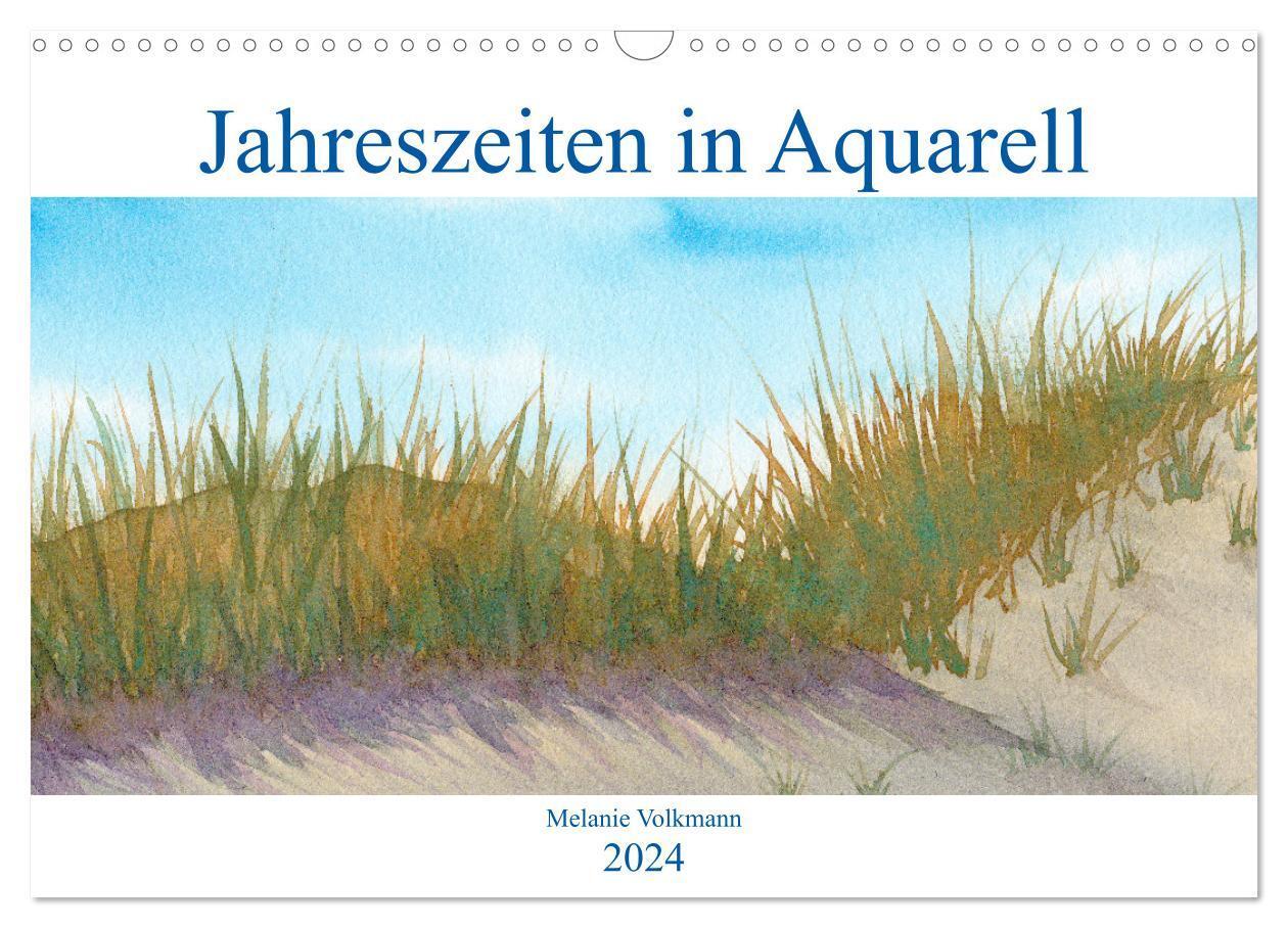 Cover: 9783675995185 | Jahreszeiten in Aquarell (Wandkalender 2024 DIN A3 quer), CALVENDO...