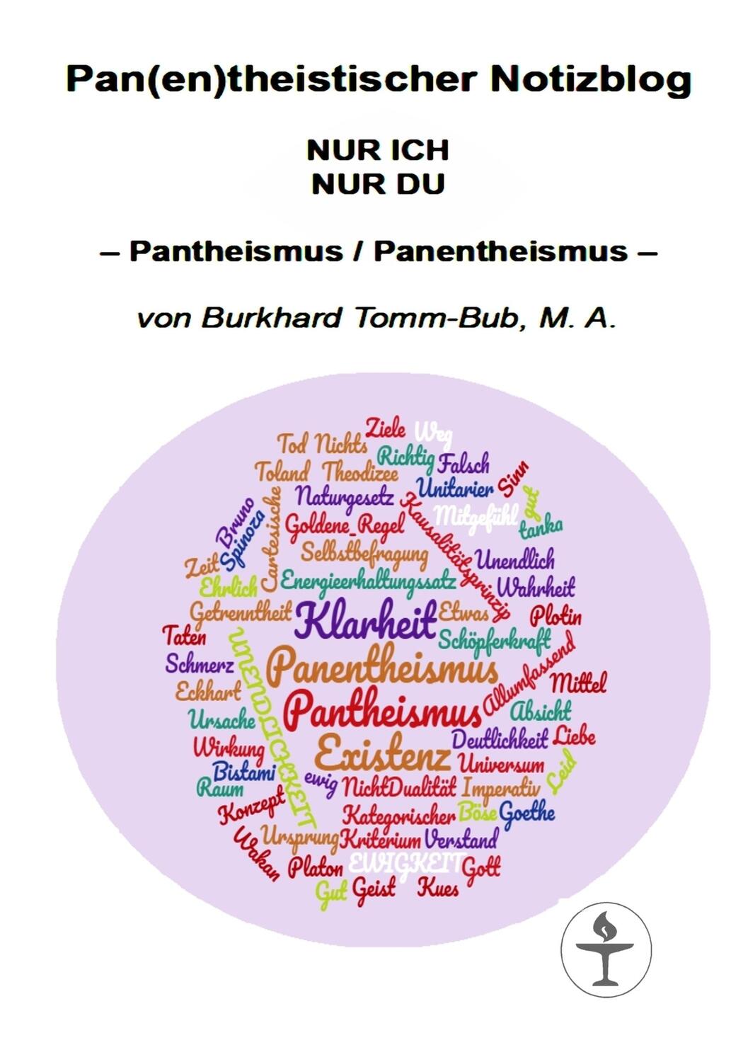 Cover: 9783734766411 | Pan(en)theistischer Notizblog NUR ICH NUR DU | Burkhard Tomm-Bub