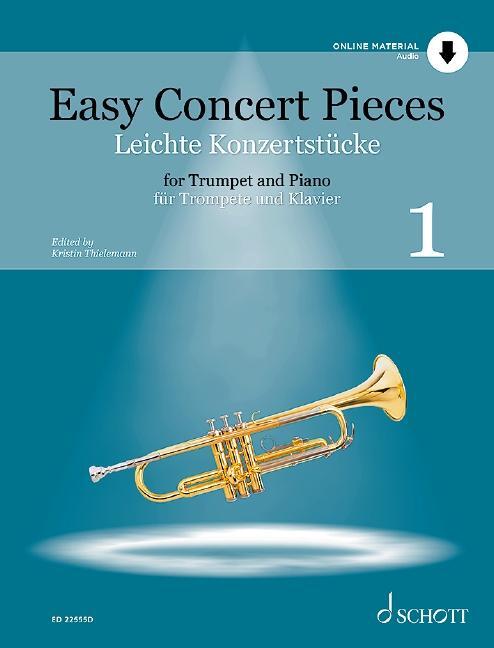 Cover: 9783795721992 | Easy Concert Pieces Band 1. Trompete und Klavier | Kristin Thielemann