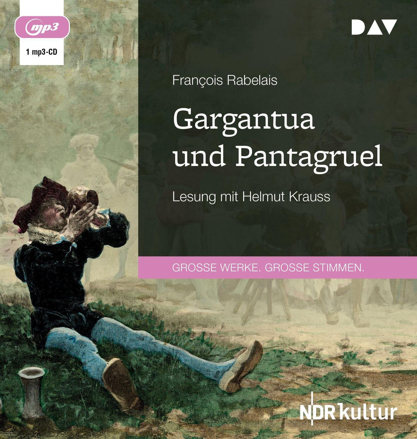 Cover: 9783742419163 | Gargantua und Pantagruel | Lesung mit Helmut Krauss (1 mp3-CD) | MP3
