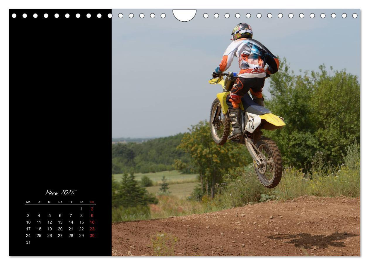 Bild: 9783435791514 | Motocross (Wandkalender 2025 DIN A4 quer), CALVENDO Monatskalender