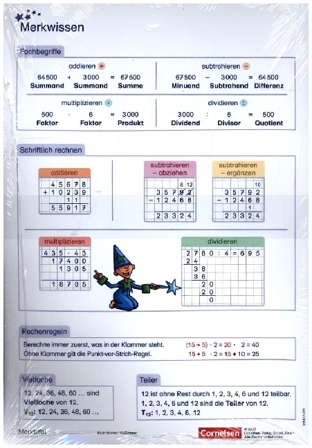 Cover: 9783464807897 | Einstern Mathematik 04. Beilagen im 1er-Pack - Haptisches...