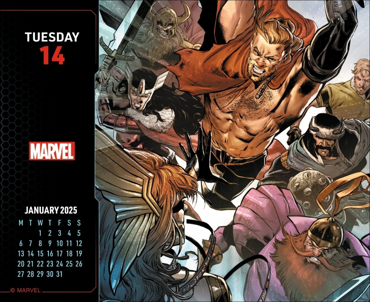 Bild: 9783840196775 | Marvel Comics Tagesabreißkalender 2025 | Kalender | Geblockt | 320 S.